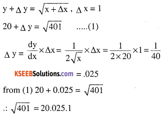 2nd PUC Maths Question Bank Chapter 6 Application of Derivatives Ex 6.4.12