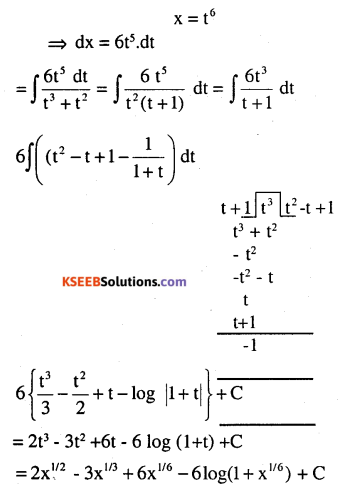 2nd PUC Maths Question Bank Chapter 7 Integrals Miscellaneous Exercise 5