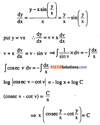 2nd PUC Maths Question Bank Chapter 9 Differential Equations Ex 9.5.14