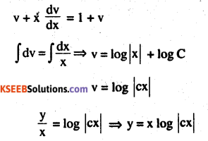 2nd PUC Maths Question Bank Chapter 9 Differential Equations Ex 9.5.4