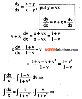 2nd PUC Maths Question Bank Chapter 9 Differential Equations Ex 9.5.5