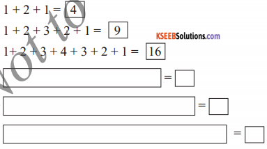 KSEEB Solutions for Class 5 Maths Chapter 10 Patterns 3