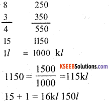 KSEEB Solutions for Class 5 Maths Chapter 6 Weight and Volume 23