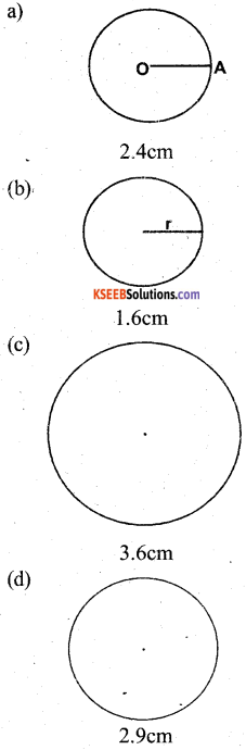 KSEEB Solutions for Class 5 Maths Chapter 7 Circles 7