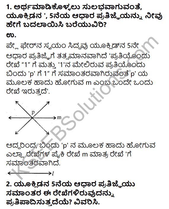 KSEEB Solutions for Class 9 Maths Chapter 10 Linear Equations in Two Variables Ex 11.2 in Kannada 1
