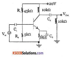 2nd PUC Electronics Question Bank Chapter 3 Transistor Amplifiers 37