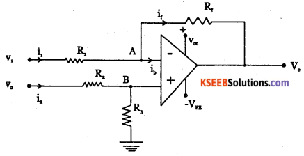 2nd PUC Electronics Question Bank Chapter 5 Operational Amplifiers(OP-Amp) 23