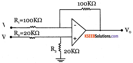 2nd PUC Electronics Question Bank Chapter 5 Operational Amplifiers(OP-Amp) 62