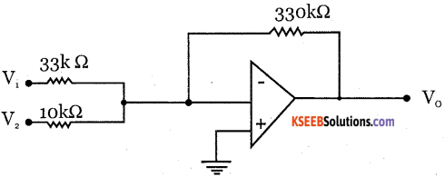 2nd PUC Electronics Question Bank Chapter 5 Operational Amplifiers(OP-Amp) 64
