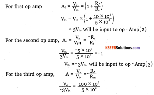2nd PUC Electronics Question Bank Chapter 5 Operational Amplifiers(OP-Amp) 69
