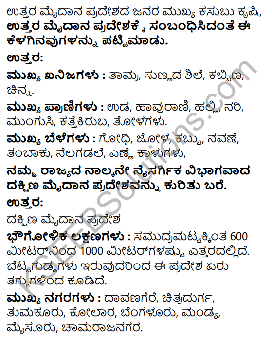 KSEEB Solutions for Class 4 EVS Chapter 25 Our State - Our Pride in Kannada 10
