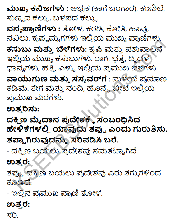 KSEEB Solutions for Class 4 EVS Chapter 25 Our State - Our Pride in Kannada 11