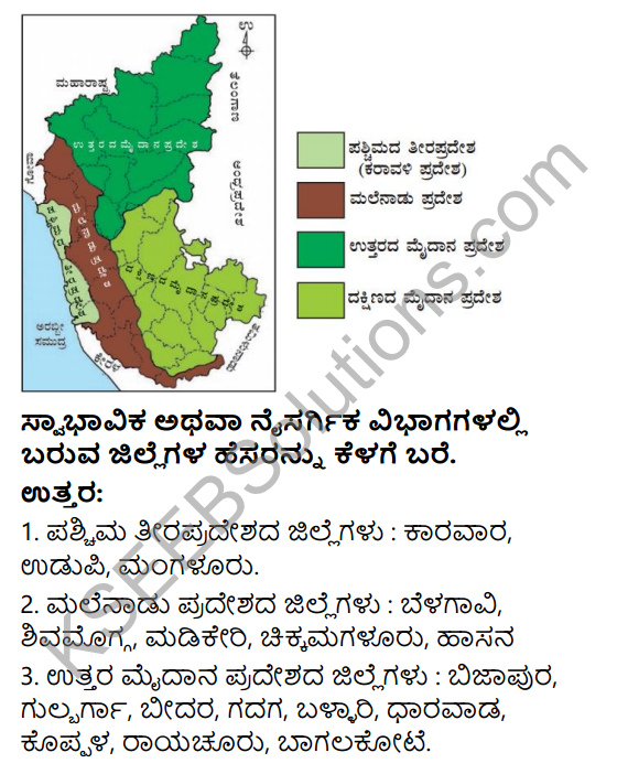 KSEEB Solutions for Class 4 EVS Chapter 25 Our State - Our Pride in Kannada 4