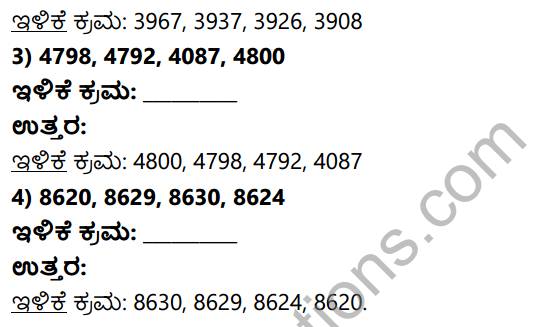 KSEEB Solutions for Class 4 Maths Chapter 2 Numbers in Kannada 21