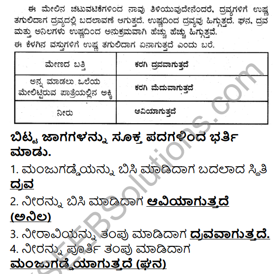 KSEEB Solutions for Class 5 EVS Chapter 11 Nature of Matter in Kannada 11
