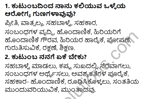 KSEEB Solutions for Class 5 EVS Chapter 2 My Family in Kannada 7