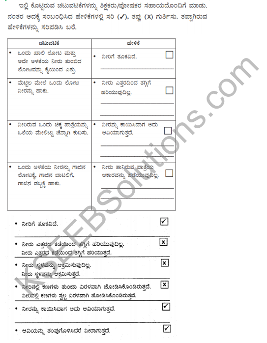 KSEEB Solutions for Class 5 EVS Chapter 7 Water in Kannada 6