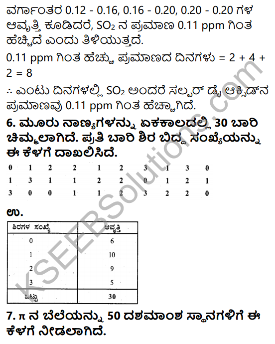 KSEEB Solutions for Class 9 Maths Chapter 14 Statistics Ex 14.2 in Kannada 7