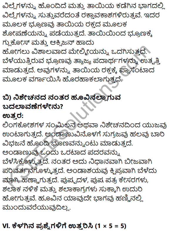 Karnataka SSLC Science Model Question Paper 5 with Answers in Kannada - 31