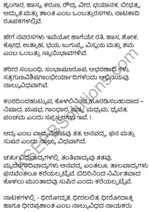 नाट्यांशाः Summary in Kannada 1