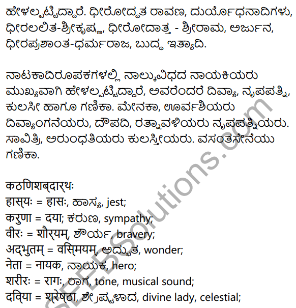 नाट्यांशाः Summary in Kannada 2