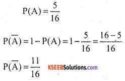 KSEEB Solutions for Class 10 Maths Chapter 14 Probability Additional Questions 11