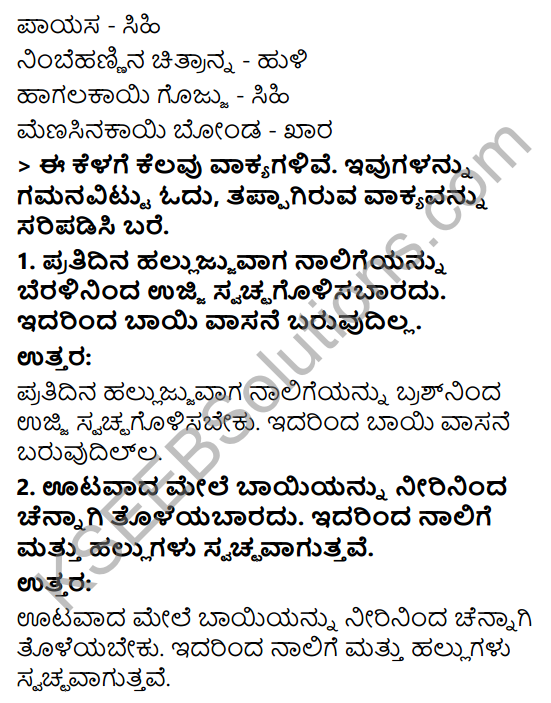 KSEEB Solutions for Class 3 EVS Chapter 10 Our Sense Organs in Kannada 8