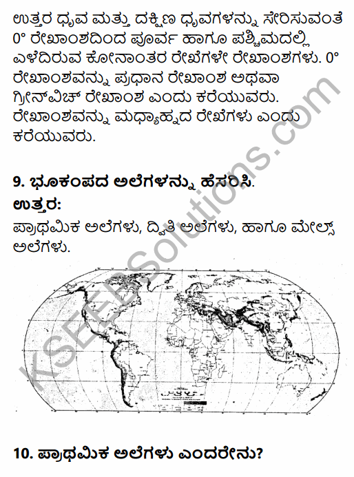 1st PUC Geography Question Bank Chapter 3 Interior of the Earth in Kannada 25