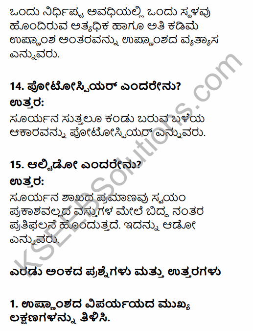 1st PUC Geography Question Bank Chapter 5 Atmosphere in Kannada 21