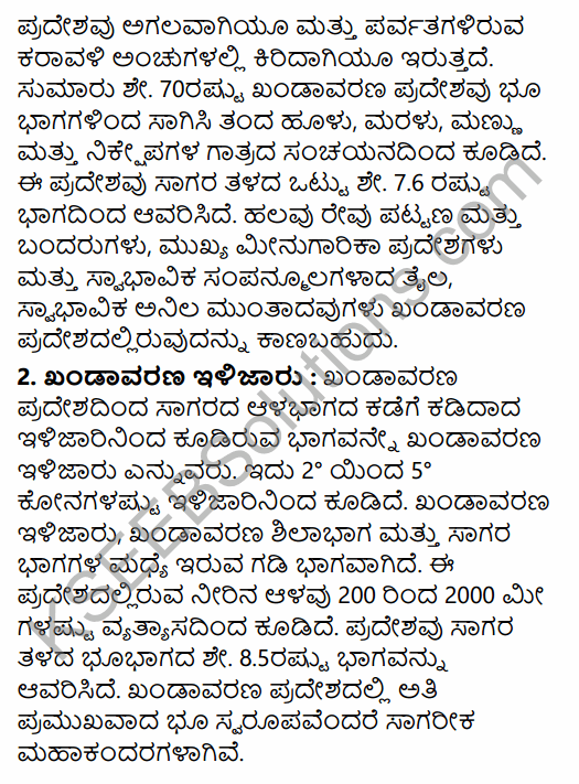 1st PUC Geography Question Bank Chapter 6 Hydrosphere in Kannada 17