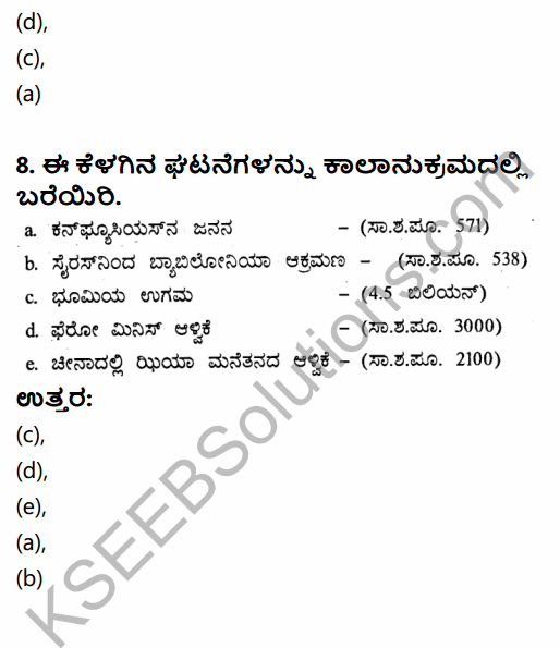 1st PUC History Question Bank Chapter 3 History of Ancient Civilization in Kannada 75