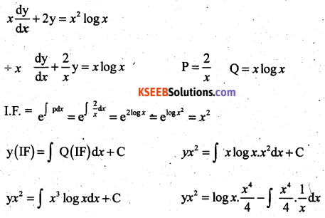 2nd PUC Maths Previous Year Question Paper March 2020 Q46