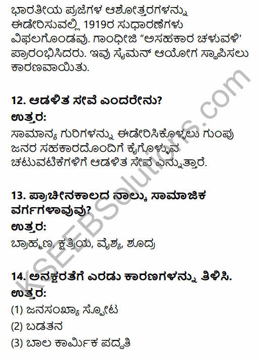 2nd PUC Political Science Previous Year Question Paper March 2015 in Kannada 4
