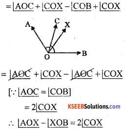 KSEEB Solutions for Class 8 Maths Chapter 3 Axioms, Postulates and Theorems Additional Questions 9