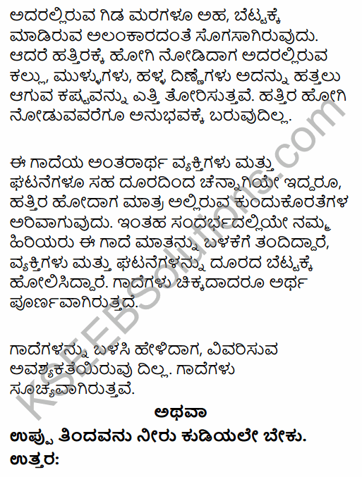 Karnataka SSLC Kannada Model Question Paper 5 with Answers (3rd Language) 19