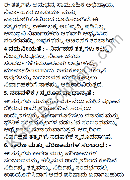 2nd PUC Business Studies Question Bank Chapter 2 Principles of Management in Kannada 66