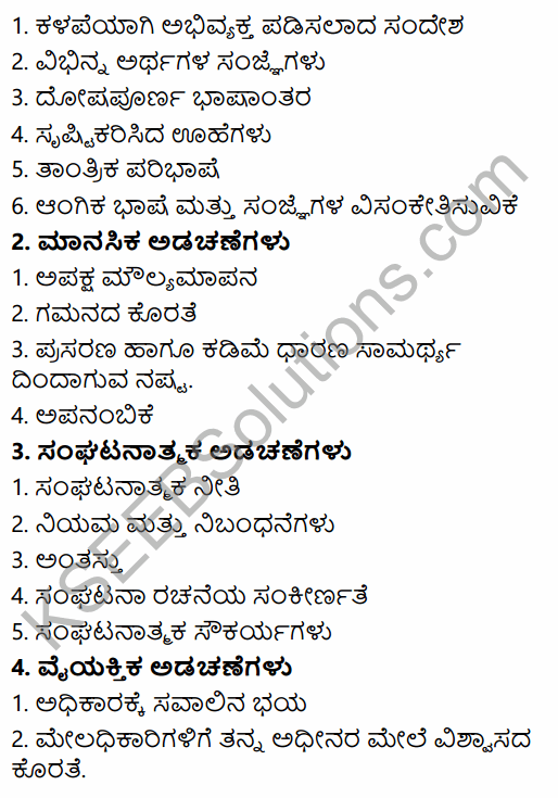 2nd PUC Business Studies Question Bank Chapter 7 Directing in Kannada 21
