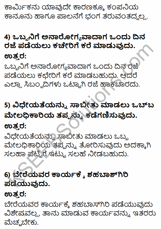 2nd PUC Business Studies Question Bank Chapter 8 Controlling in Kannada 32