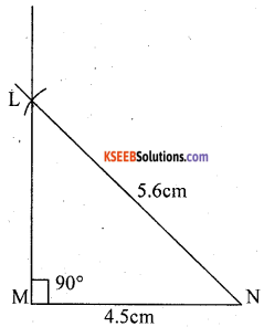 KSEEB Solutions for Class 8 Maths Chapter 12 Construction of Triangles Additional Questions 11