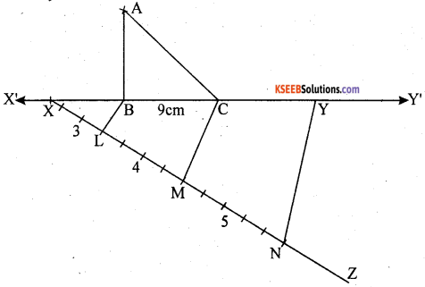 KSEEB Solutions for Class 8 Maths Chapter 12 Construction of Triangles Additional Questions 18