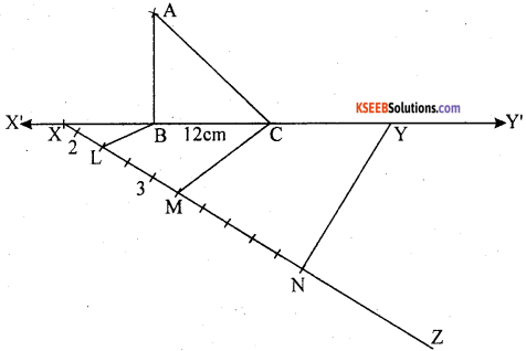 KSEEB Solutions for Class 8 Maths Chapter 12 Construction of Triangles Additional Questions 19