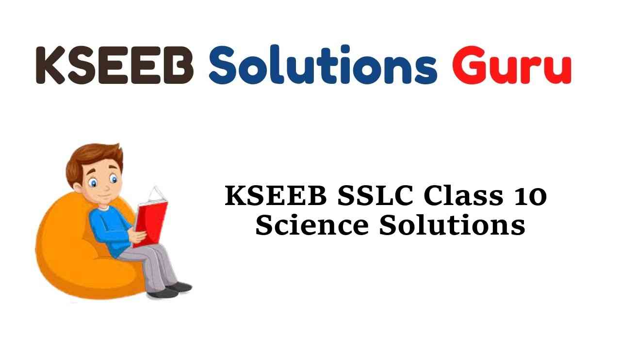 KSEEB SSLC Class 10 Science Solutions Karnataka State Syllabus