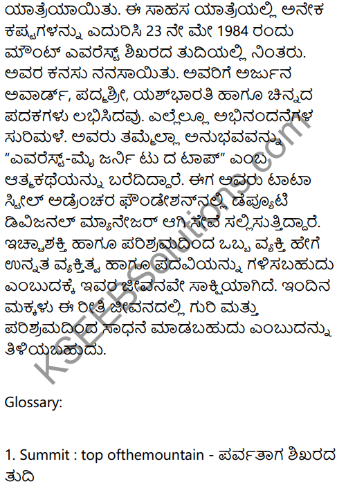 Journey to the Top Summary In Kannada 3