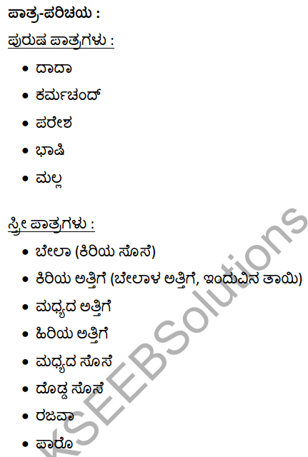 सूखी डाली Summary in Kannada 1