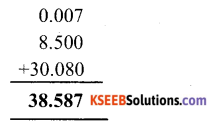 KSEEB Solutions for Class 6 Maths Chapter 8 Decimals Ex 8.5 1