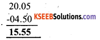 KSEEB Solutions for Class 6 Maths Chapter 8 Decimals Ex 8.6 12