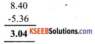 KSEEB Solutions for Class 6 Maths Chapter 8 Decimals Ex 8.6 3