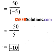 KSEEB Solutions for Class 7 Maths Chapter 1 Integers Ex 1.4 2