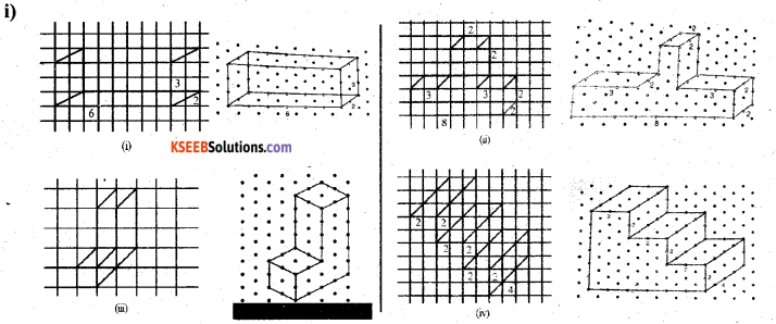 KSEEB Solutions for Class 7 Maths Chapter 15 Visualising Solid Shapes Ex 15.2 1