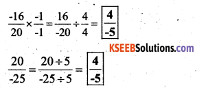 KSEEB Solutions for Class 7 Maths Chapter 9 Rational Numbers Ex 9.1 42